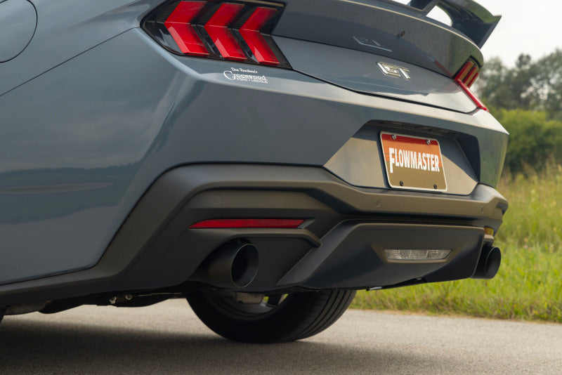 Flowmaster 24-25 Mustang 5.0L Outlaw Cat-Back Exhaust System - Black Tip (Non-Valved)