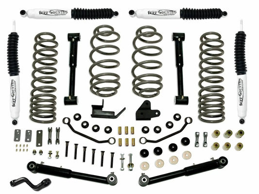 Tuff Country 44902KH 4in Lift Kit EZ-Flex SX6000 for 1997-2006 Jeep Wrangler TJ