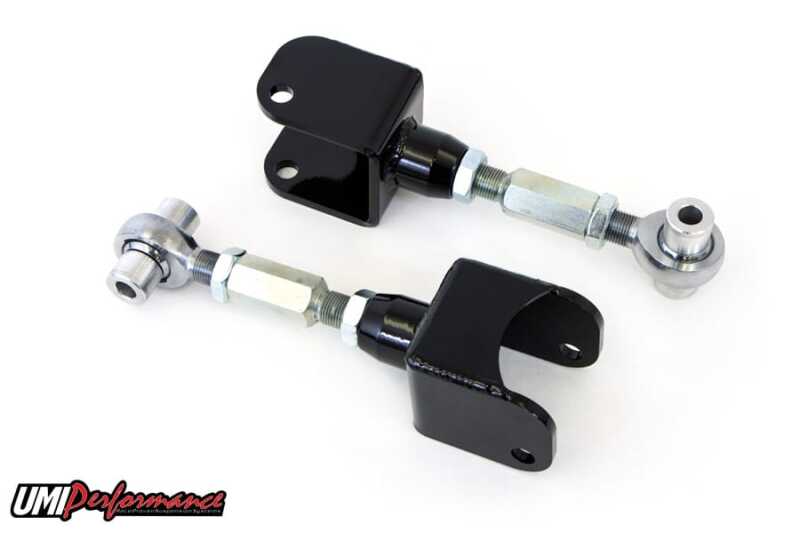 UMI Performance 1017-B Adjustable Upper Control Arms Ultimate Arms Black