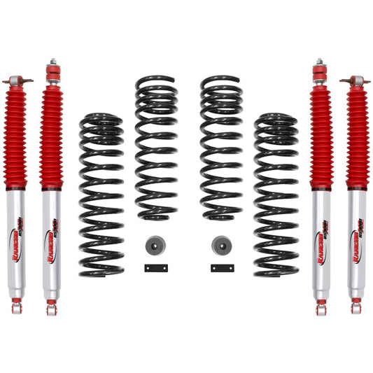Rancho 07-17 Jeep Wrangler Front and Rear Suspension System - Master Part Number / One Box - #RS66118BR9