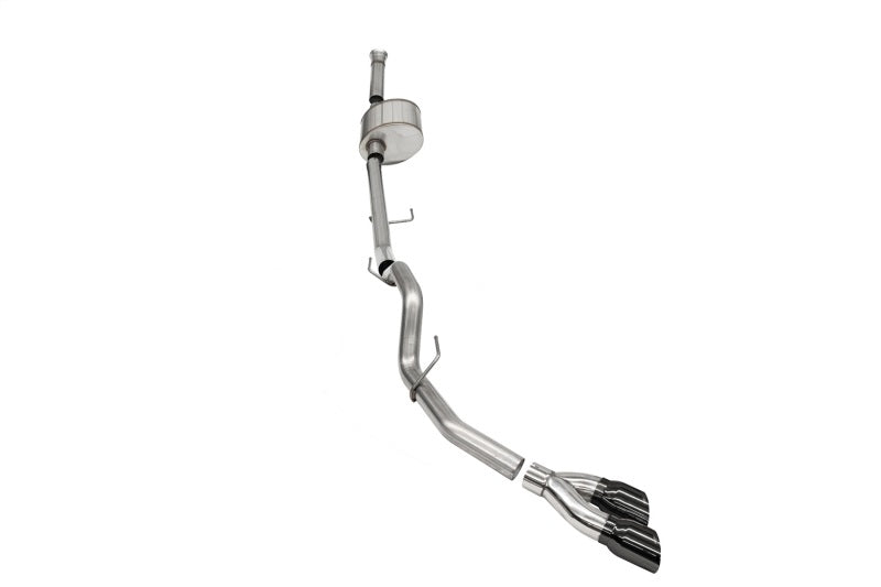 Corsa 2021-2025 Ford F-150 SuperCab/6.5in Bed 5.0L V8 Xtreme Cat-Back Single Side Exit-Black PVD
