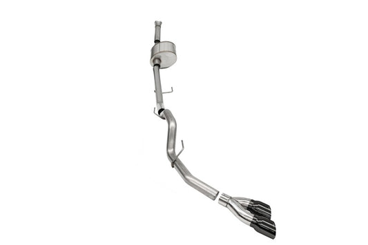 Corsa 2021-2026 Ford F-150 SuperCab/6.5in Bed 5.0L V8 Xtreme Cat-Back Single Side Exit-Black PVD