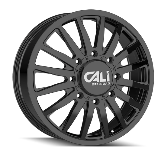 Cali Off-Road Summit Dually Front 22x8.25 8x165.1 115mm Gloss Black Wheel 9110D-22881GBF115