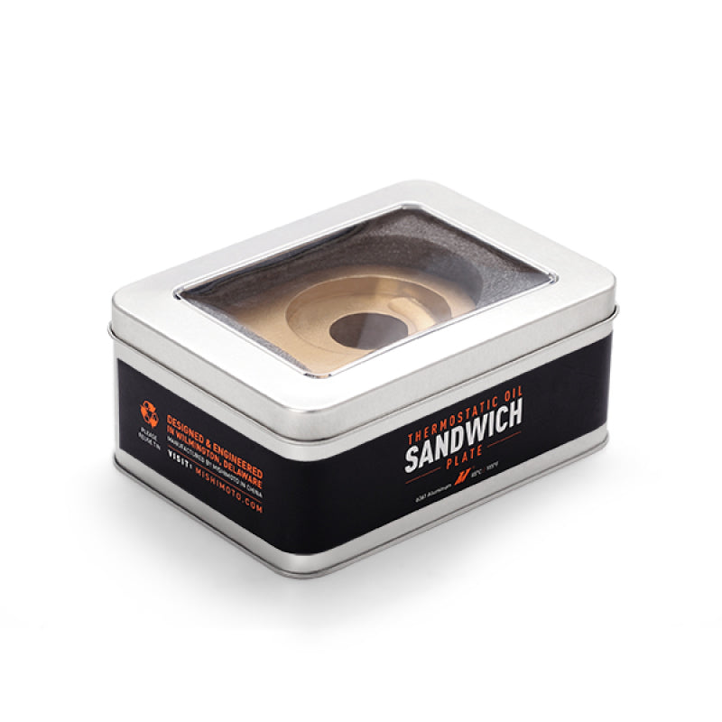 Mishimoto Silver M20 Oil Sandwich Plate - #MMOP-SP