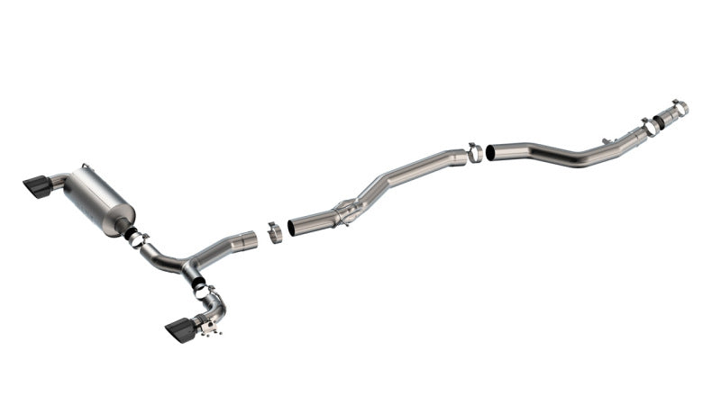 Borla 140826BC 20-25 Toyota GR Supra ATAK Cat-Back Exhaust System w/ Black Chrome Tips - #140826BC