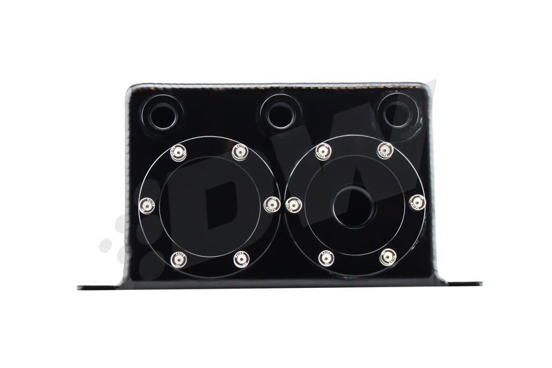 DeatschWerks 3.5L Modular Surge Tank (Fits 1-2 DW350iL Fuel Pumps - Pumps Not Included)
