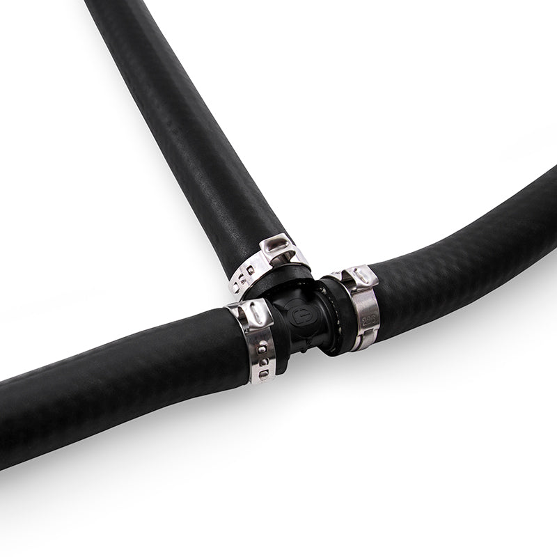 Mishimoto 2016+ Chevrolet Camaro 2.0T Baffled Oil Catch Can Kit - Black - #MMBCC-CAM4-16SBE