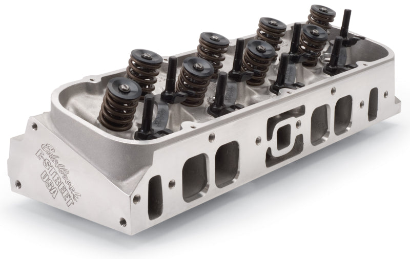 Edelbrock 50459 Cylinder Head E-Street Big Block Chevrolet Oval Port Complete Single