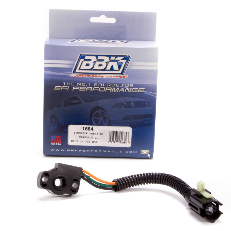 BBK Performance 1684 Throttle Position Sensor TPS for 1986-1993 Ford Mustang 5.0L
