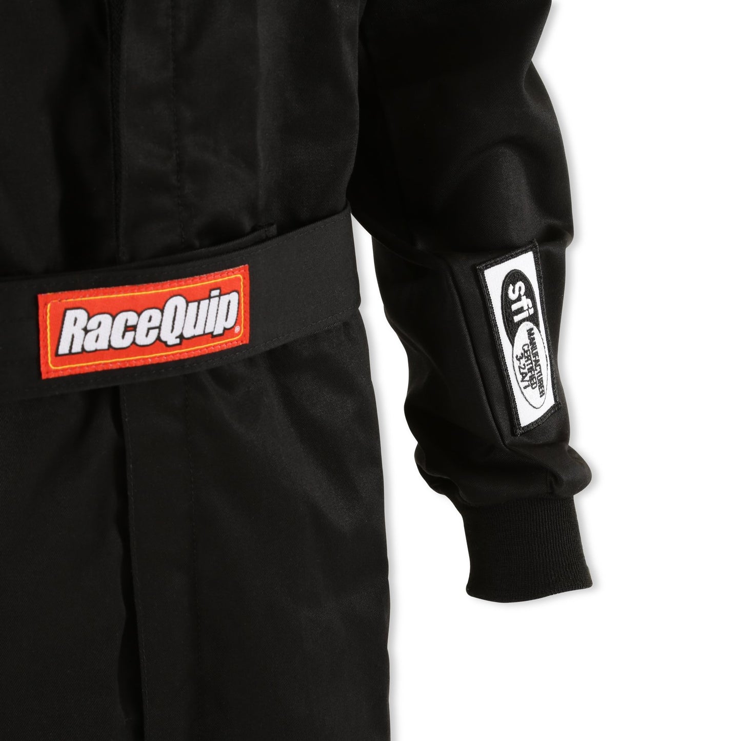 RaceQuip 110002 Black SFI-1 1-Layer Suit - Small