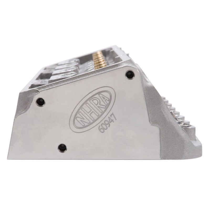 Edelbrock 60947 Cylinder Head SBC NHRA Legal 64cc Angled Plug Bare Single
