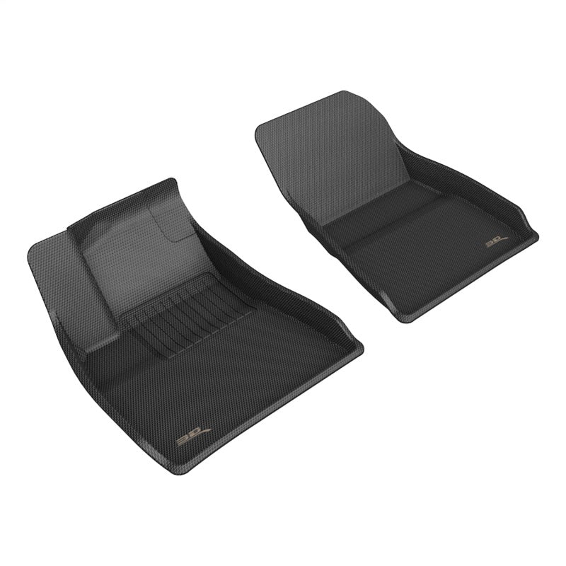 3D MAXpider Kagu Front Floor Mats for 2024-2026 Tesla Model 3