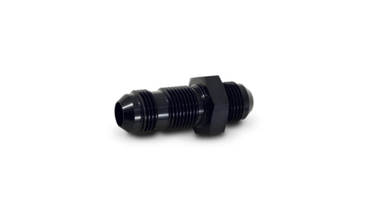 Vibrant -12AN Flare Straight Bulkhead Adapter Fitting - Aluminum