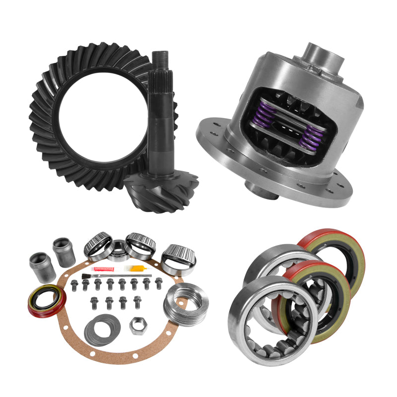 Yukon Gear & Axle YGK2233 8.875in for GM 12T 3.73 Rear Ring & Pinion Install Kit 30 Spline Positraction Axle Bearings
