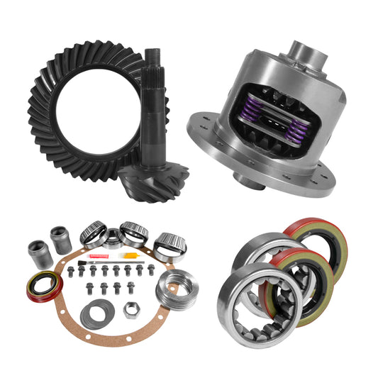 Yukon Gear & Axle YGK2234 8.875in for GM 12T 4.11 Rear Ring & Pinion Install Kit 30 Spline Positraction Axle Bearings