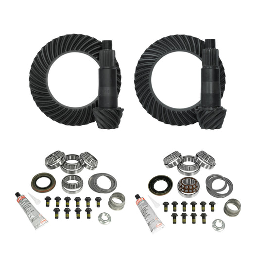Yukon Gear & Axle YGK068 & Install Kit Package for Jeep Rubicon JL/JT w/D44 Front & Rear in a 4.88 Ratio
