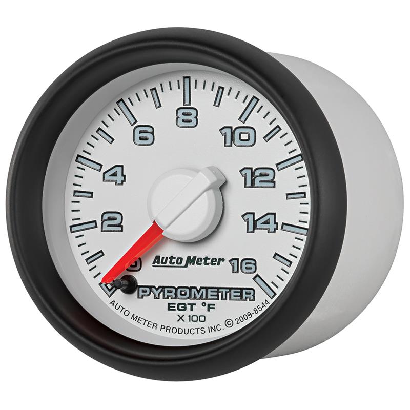 AutoMeter 8544 Factory Match 52mm Full Sweep Electric 0-1600 Degrees F EGT Pyrometer for Gen 3 Dodge