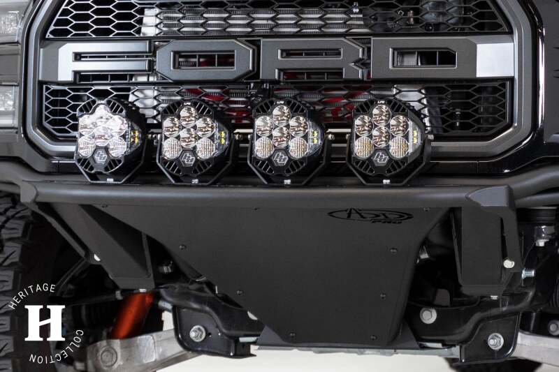 Addictive Desert Designs for 17-20 Ford Raptor Pro Add-On Light Hoop - Hammer Black