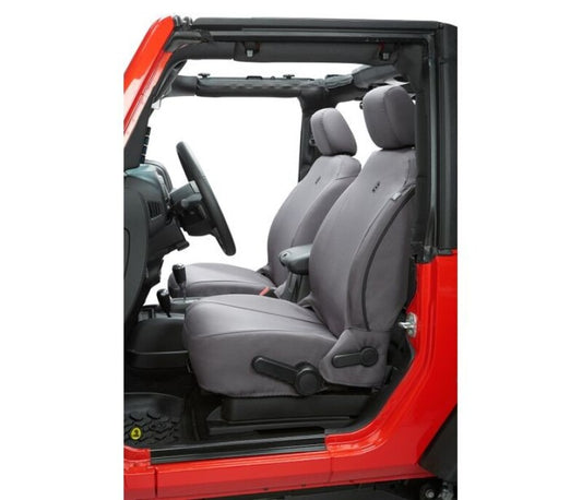 Bestop 07-12 Jeep Wrangler JK Front Seat Covers (Charcoal)