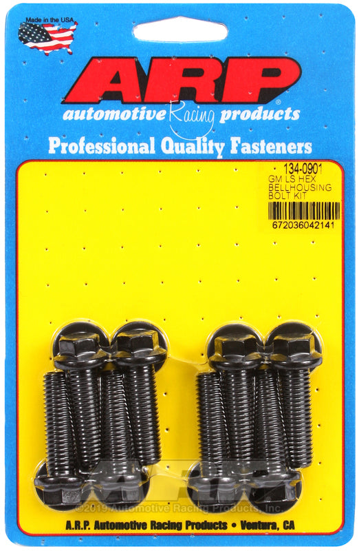 ARP 134-0901 for GM LS Hex Bellhousing Bolt Kit