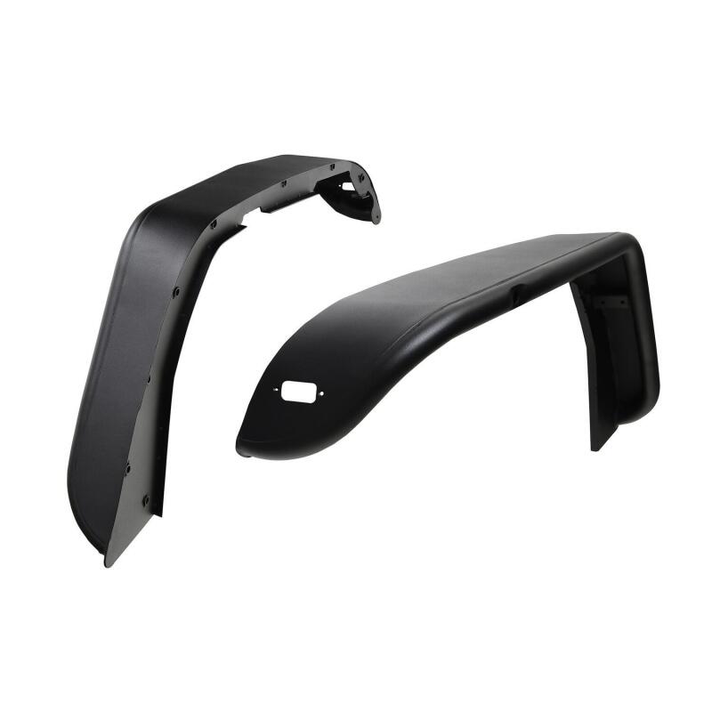 Westin 62-1025 Tube Fenders Front for 2018-2026 Jeep Wrangler JL/Gladiator Textured Black