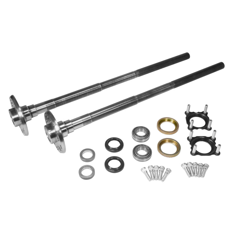 Yukon Gear & Axle YA WAK-005 Chromoly Rear Axle Kit Dana for 44 Jeep JK Non-Rubicon 30 Spline 32in Long