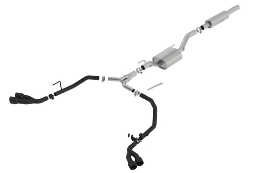 Borla 140816CB 2020 Jeep Gladiator JT 3.6L V6 AT/MT AWD 2.75-2in ATAK Catback Ceramic Blk Tailpipe & Tips - #140816CB