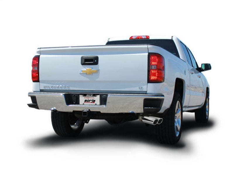 Borla 140550 S-Type Cat-Back 14 Sierra 1500 Ext. Cab Stnd Bed/CC Short Bed 143.5in WB Side Exit Exhaust - #140550
