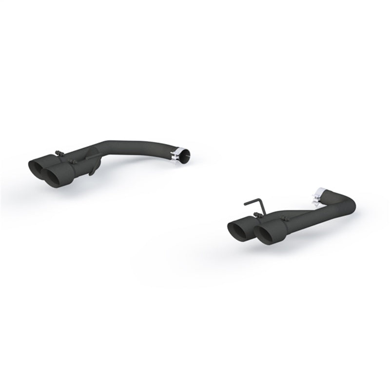 MBRP Mustang GT 2.5in Black Coated Non Active Dual Axle Back Exhaust
