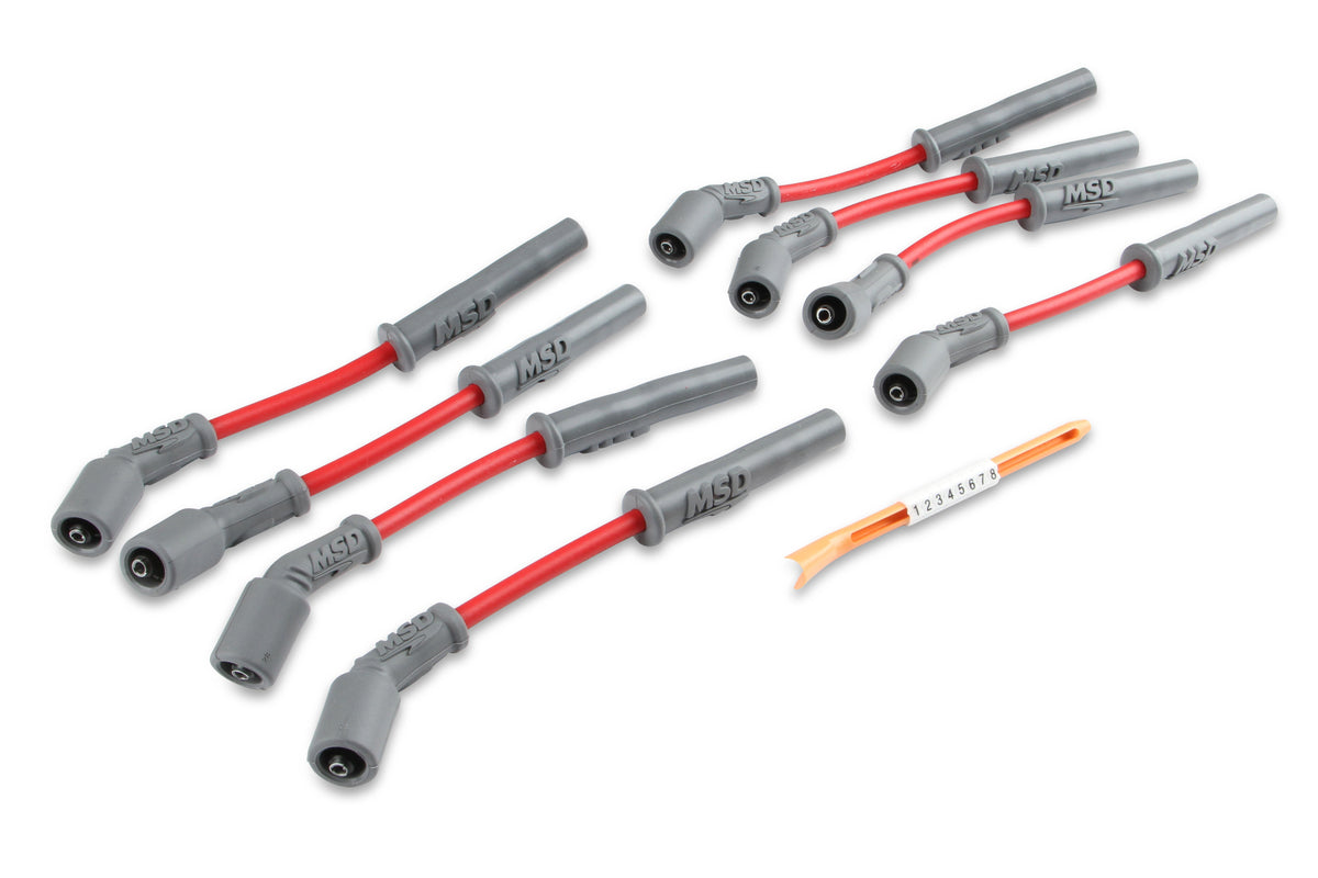 MSD 32819 Super Conductor Spark Plug Wire Set, GM LS1, '97-On, Vette, for Camaro