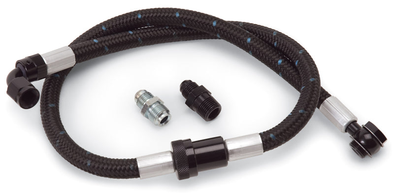 Edelbrock 8102 Fuel Hose Assembly with Street Filter SBC Proclassic Finish