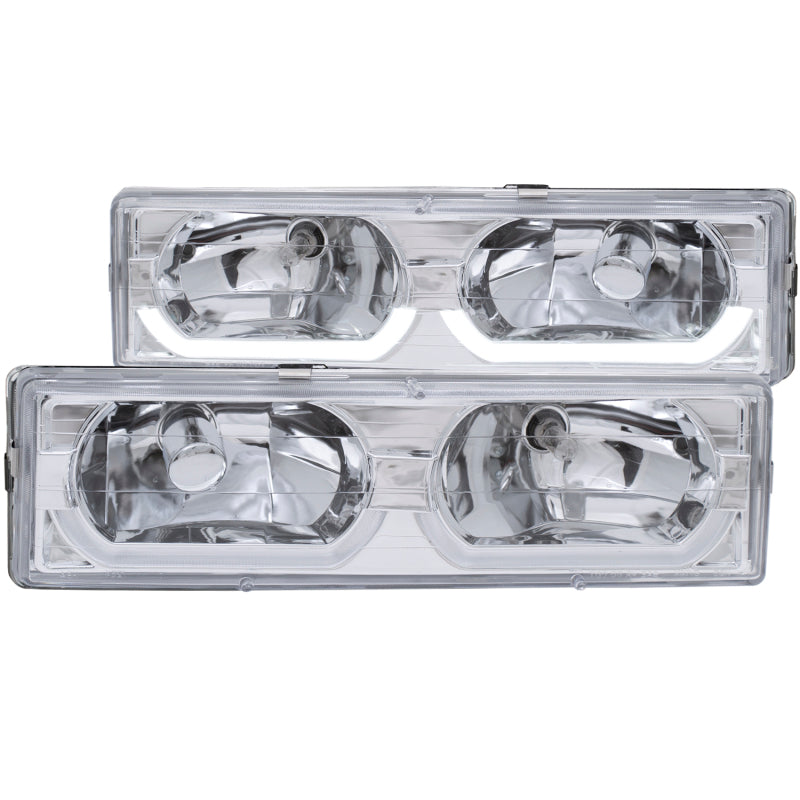 ANZO 1988-2000 Chevrolet C3500 Crystal Headlights