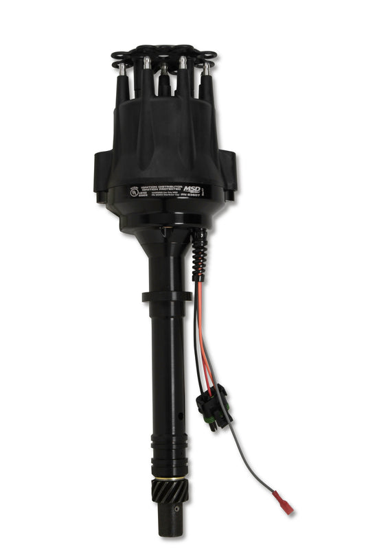 MSD 83607 for Chevy V8 Marine Ready-to-Run Distributor- Black