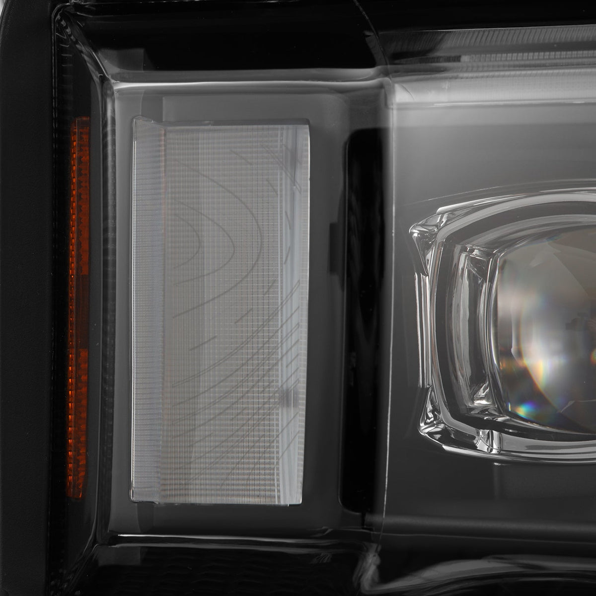 AlphaRex 880897 24-26 Toyota LC250 NOVA LED Projector Headlight Black with Activation Light/Sequential Signal/Switchback