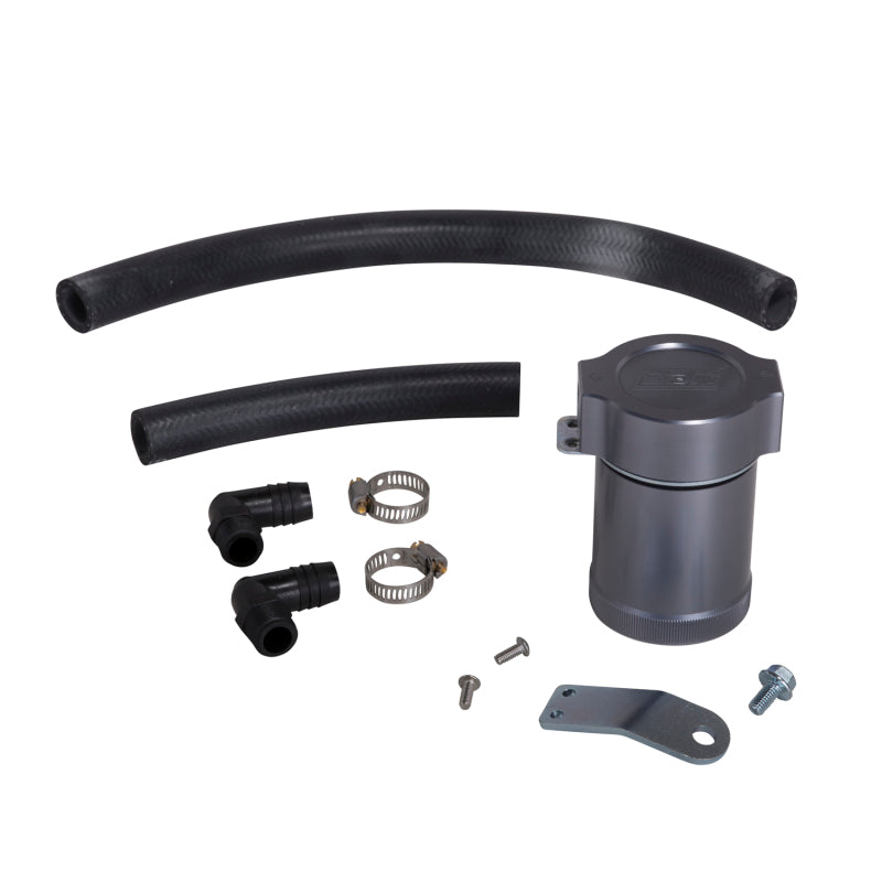 BBK Performance 1895 Oil Separator Kit Billet Aluminum, Passenger Side for 2005-2010 Ford Mustang V6 (4.0L)
