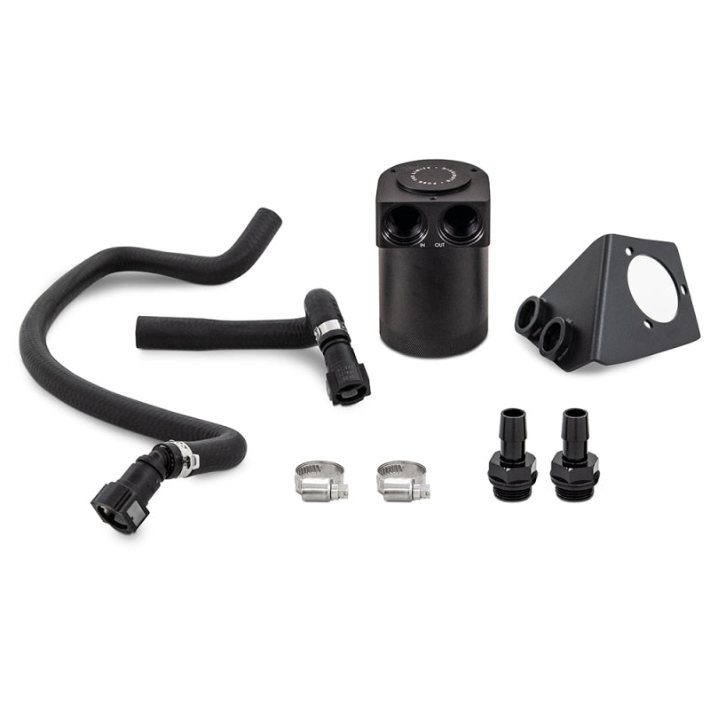 Mishimoto 2020+ Chevrolet Corvette C8 Baffled Oil Catch Can Kit (PCV Side) - Black - #MMBCC-C8-20P