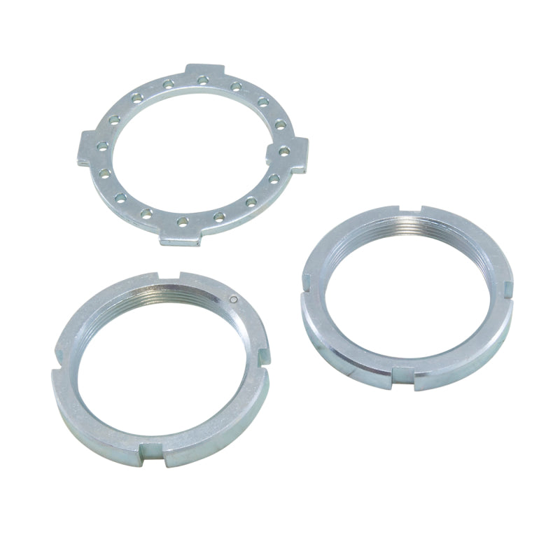Yukon Gear & Axle AK D60F-NUTS Replacement Spindle Nut Kit for Dana 50 and 60 with two 4-slot type Nuts & Washer