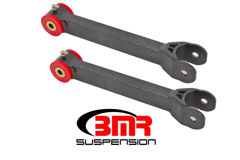 BMR 2016-2024 6th Gen Camaro Non-Adj. Upper Trailing Arms (Polyurethane) - Black Hammertone