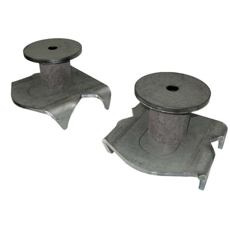Artec Industries BR1136 Rear Coil Perches & Retainers 3 1/2 in Tube Pair for 2007-2018 Jeep Wrangler JK