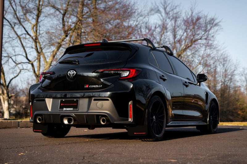 Rally Armor UR Mud Flaps - 2023-2026 Toyota GR Corolla - Black/Red Logo - #MF89-UR-BLK-RD