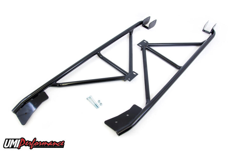 UMI Performance 2043-B 3-Point Subframe Connector Convertible Weld-In Black