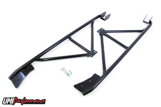 UMI Performance 2043-B 3-Point Subframe Connector Convertible Weld-In Black