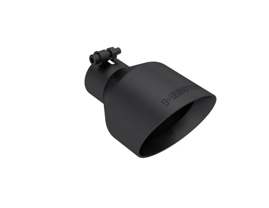 MBRP Black-Coated Tip 2.5in ID, 5in OD Out, 8in Length, Dual-Wall
