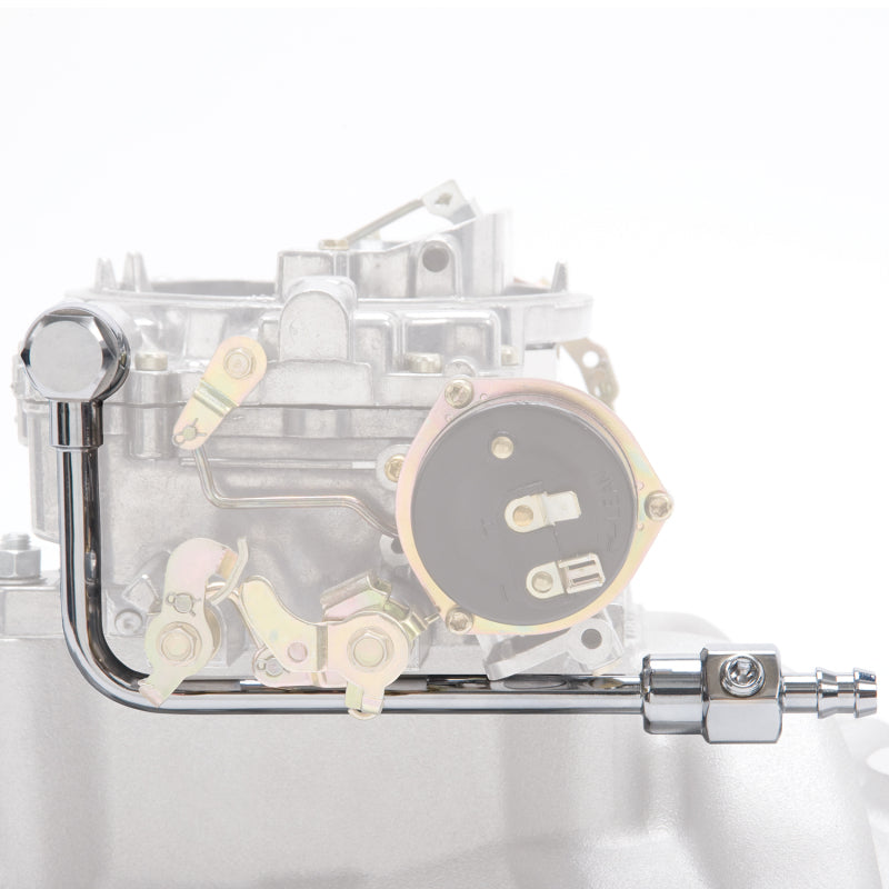 Edelbrock 8126 Fuel Line for Edelbrock Carburetors 3/8 in Barb Inlet