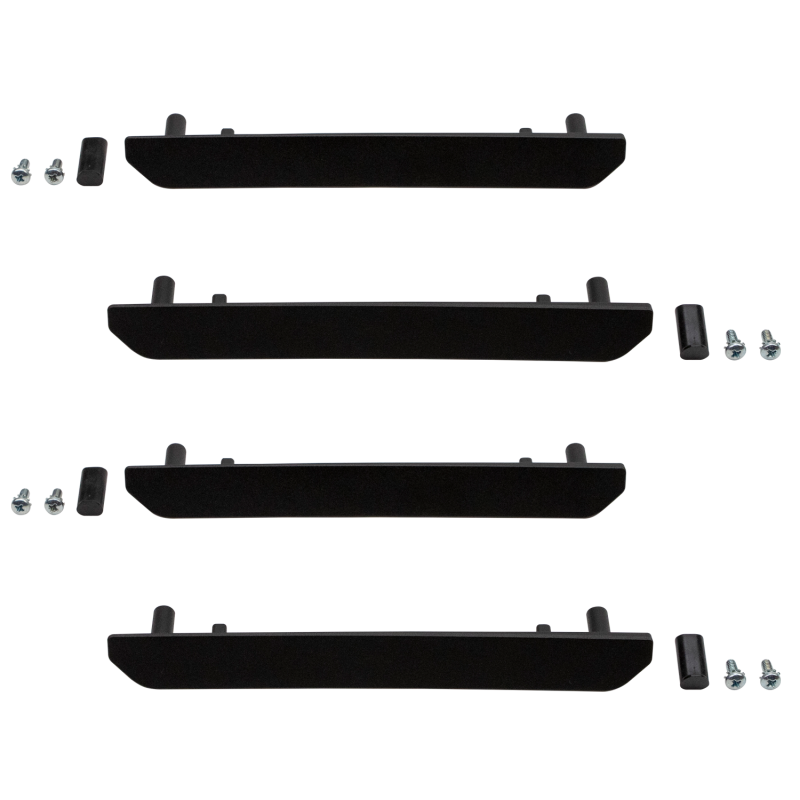 Wehrli Custom Fabrication WCF100393 Fender Flare Marker Light Delete Kit Fine Texture Black for 2020-2026 GMC Sierra 2500 HD / 3500 HD