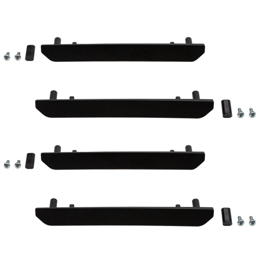 Wehrli Custom Fabrication WCF100393 Fender Flare Marker Light Delete Kit Fine Texture Black for 2020-2026 GMC Sierra 2500 HD / 3500 HD