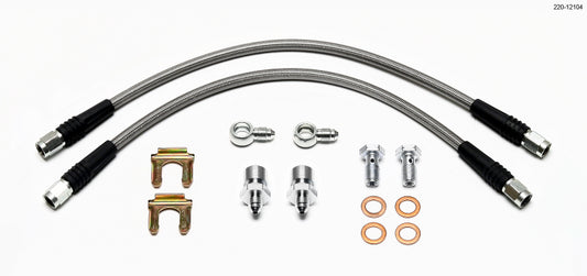 Wilwood Flexline Kit D52 Caliper 14in w/ Banjo 10mm -3/8-24 Chassis - #220-12104