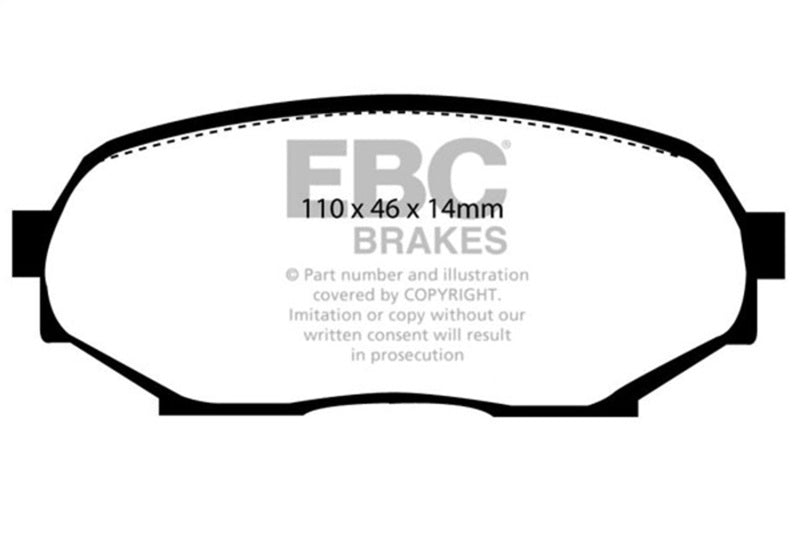 EBC 90-93 Geo Storm 1.6L Bluestuff Front Brake Pads DP5802NDX