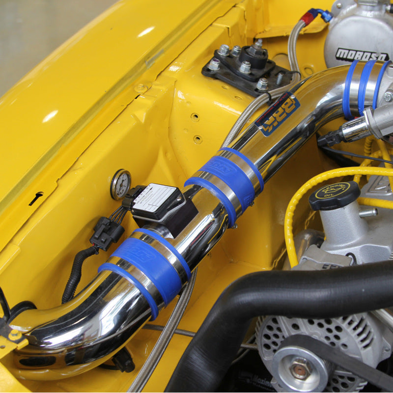 BBK Performance 1557 Fenderwell Cold Air Intake Kit Chrome for 1986-1993 Ford Mustang 5.0L