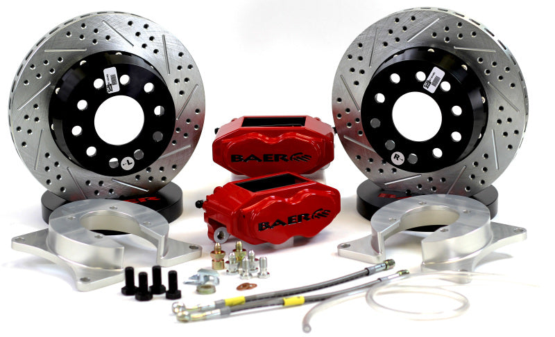 Baer Brakes Rear Ends w/ Ford 9in Torino Bearing Housing Ends 11in SS4+ Rear SDZ Brake Kit - GB
